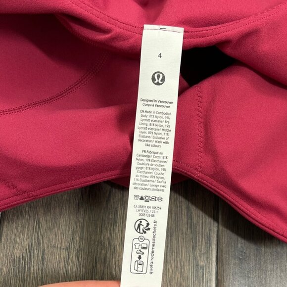 Lululemon NWT Align Waist-Length Cami Tank Magenta Smoke - Picture 12 of 14